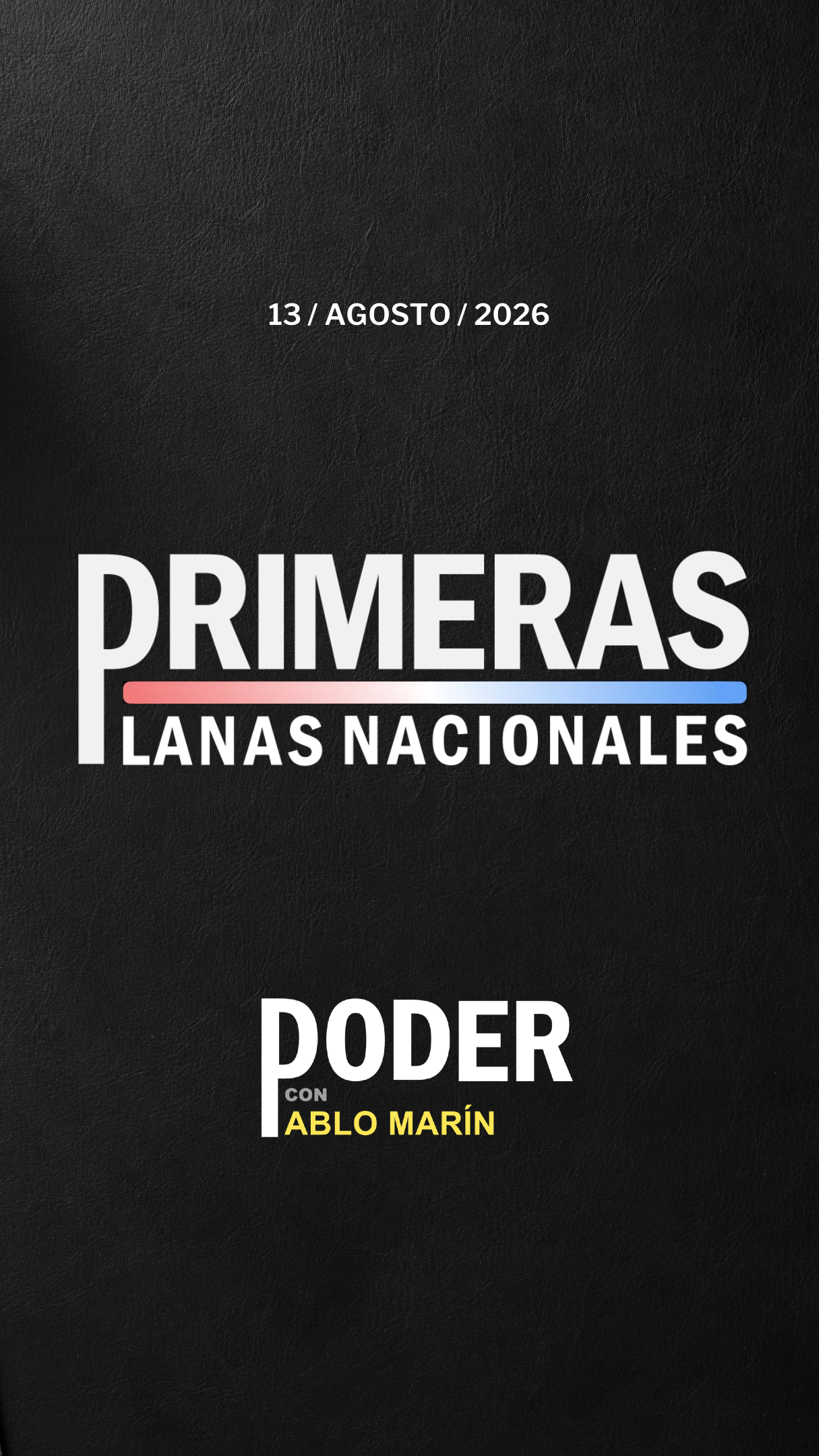 Portada edición 13 / AGOSTO / 2026